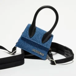 Mini sac à main en Jean Le Chiquito bleu - 12x6 cm-Jacquemus Sale