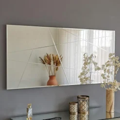 Miroir A331Y blanc - 130x62x2.2 cm-Wooden Art Hot