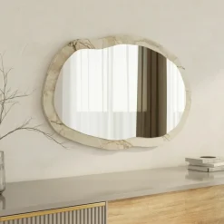 Homitis Miroirs^Miroir Lossa ephèse/marbre - 52x86x2.2 cm