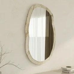 Homitis Miroirs^Miroir Lossa ephèse/marbre - 52x86x2.2 cm