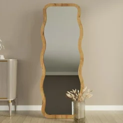 Homitis Miroirs^Miroir sur pieds Aror naturel - 50x160x2.2 cm