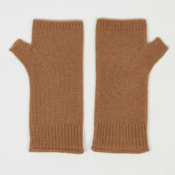 Mitaines 100% Cachemire poignets en côtes Mindy mocha-Cashmere Tribu Hot