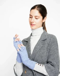 Femme Assuili Gants, Moufles^Mitaines Lola bleu jeans