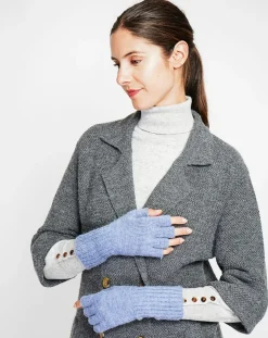 Femme Assuili Gants, Moufles^Mitaines Lola bleu jeans