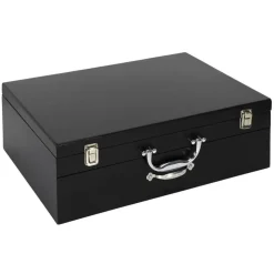 Cook Concept Couverts De Table^Ménagère avec coffret en bois & tiroir noire - 84 pièces