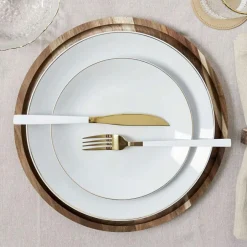 Home Deco Factory Couverts De Table^Ménagère blanche - 16 pièces