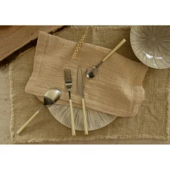 Menastyl Couverts De Table^Ménagère Colorama crème- 24 Pièces