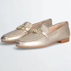 Mocassins en Cuir Emel dorés-Liu-Jo Online