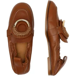 Mocassins en Cuir Hana marron-See by Chloé Discount