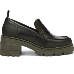 Mocassins en Cuir semelle épaisse noirs-Marc O'Polo Online