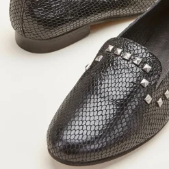 Femme Cosmoparis Mocassins^Mocassins en Cuir Wouma noirs