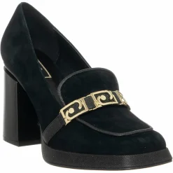 Mocassins en Velours de cuir Nana noirs-Liu-Jo Hot