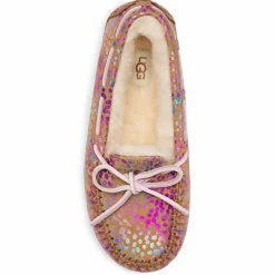 Mocassins fourrés Laine en Velours de Cuir Dakota Spots roses-Ugg New