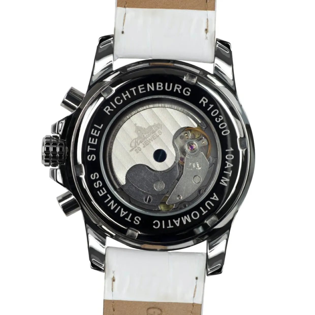 Montre automatique Femme en Cuir Romantica blanche-Richtenburg Clearance