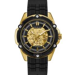 Montre Automatique Homme Bolt en Silicone noire-Guess Hot