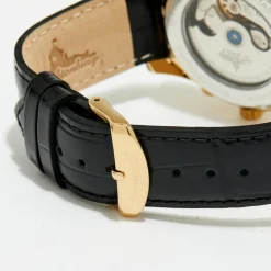 Montre automatique Homme en Cuir Athen noire-Richtenburg Clearance