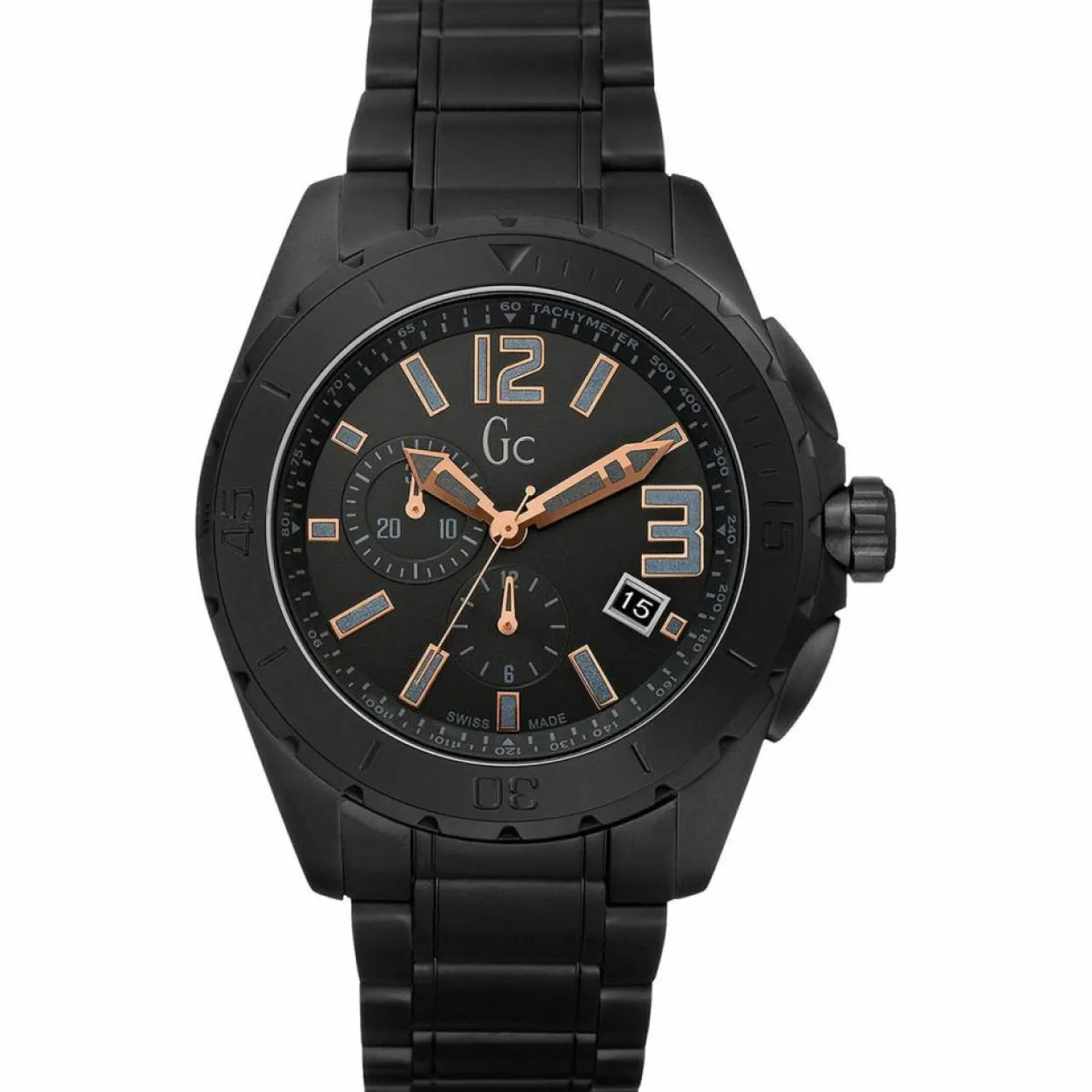 Homme Guess Collection Montres^Montre Chronographe Homme en Céramique noire