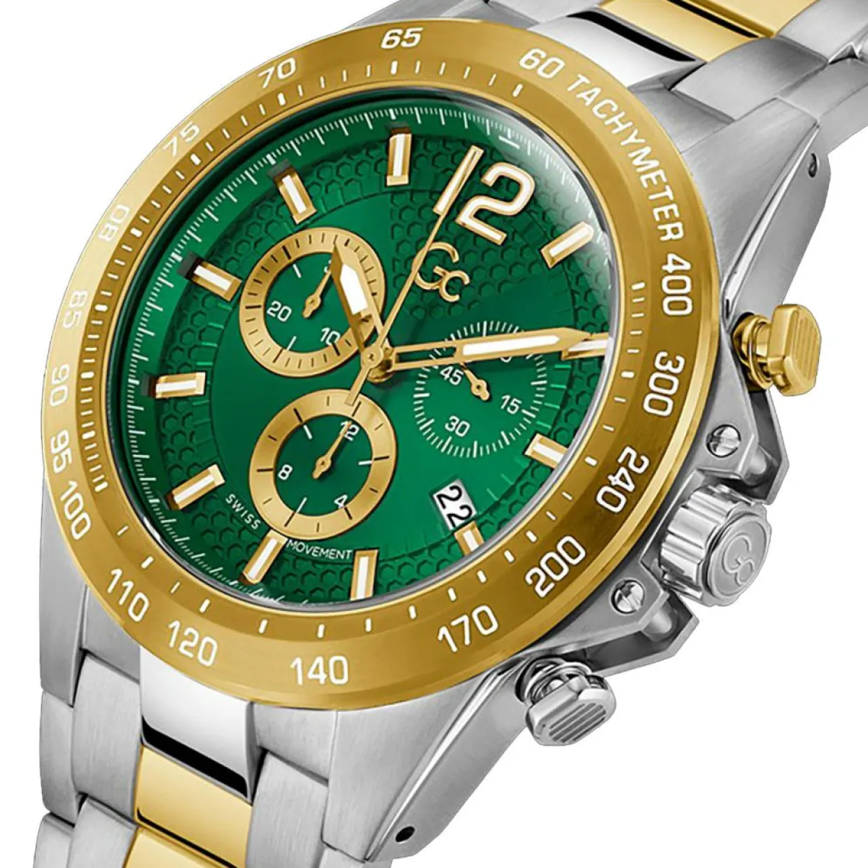 Femme Guess Collection Montres^Montre Femme Audacious en Acier argenté/doré