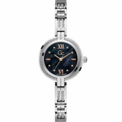 Montre Femme Cable Bijou en Acier inoxydable argentée-Guess Collection Discount