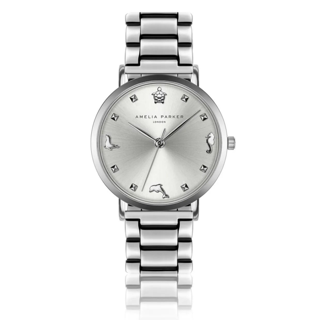 Montre Femme Charm en Acier argentée-Amelia Parker Sale