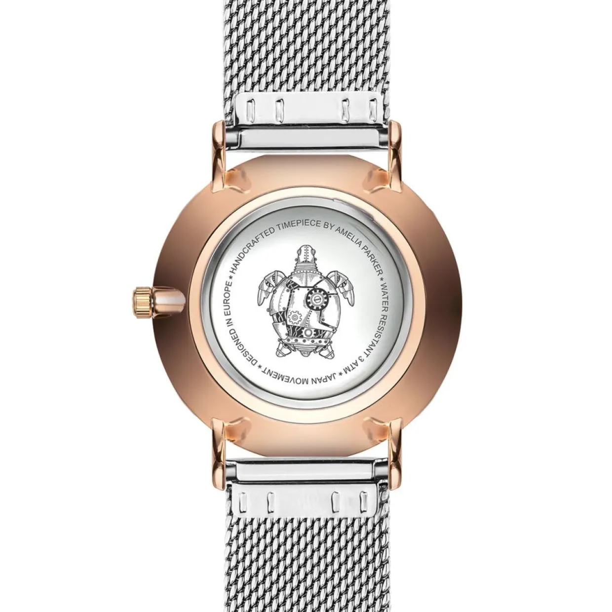 Montre Femme Classique en Acier argentée-Amelia Parker Discount