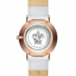 Montre Femme Classique en Cuir blanche-Amelia Parker Discount