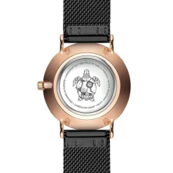 Montre Femme Coral en Acier noire-Amelia Parker