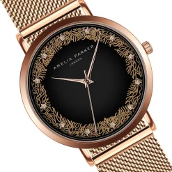 Montre Femme Coral en Acier rose doré-Amelia Parker Discount
