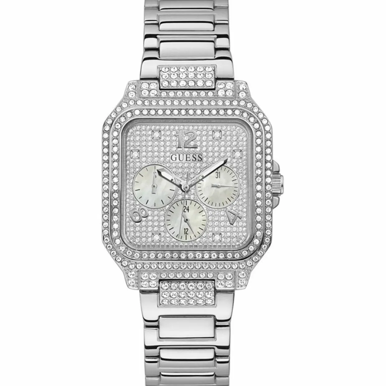 Femme Guess Montres^Montre Femme Deco en Acier argentée
