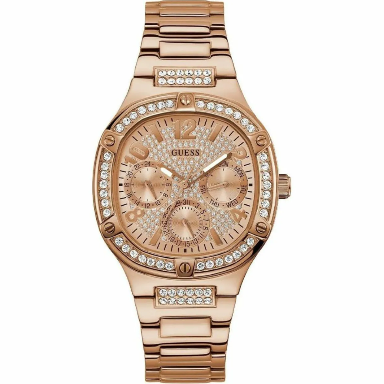 Femme Guess Montres^Montre Femme Duchess en Acier rose