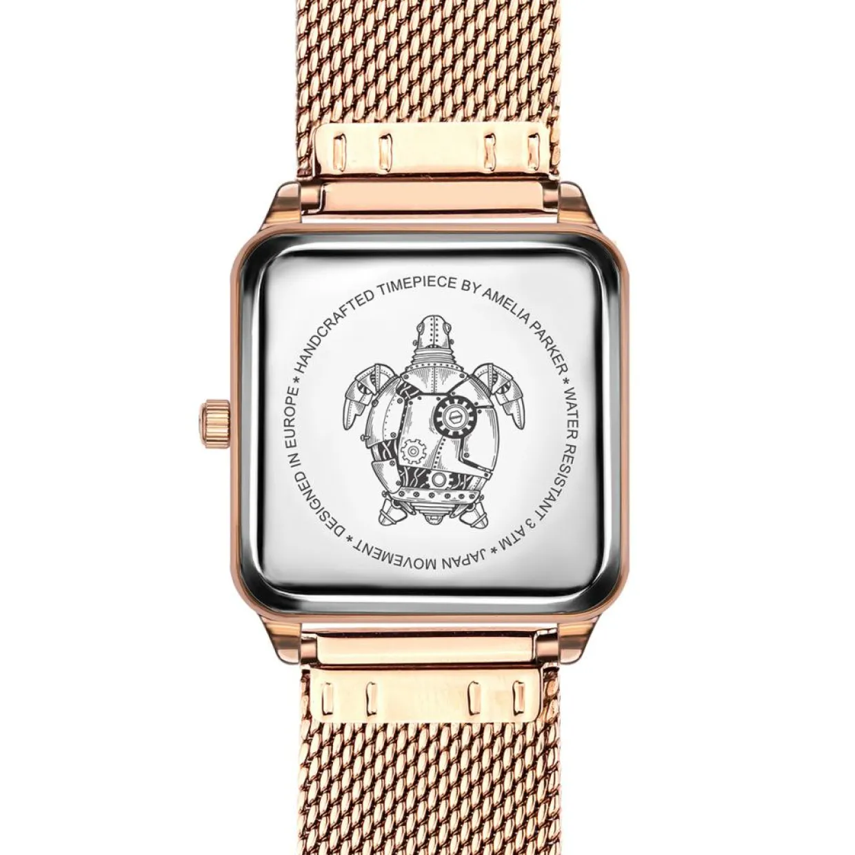 Femme Amelia Parker Montres^Montre Femme en Acier Bay rose doré
