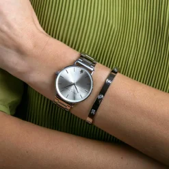Femme Amelia Parker Montres^Montre Femme en Acier Capsule Grey argentée