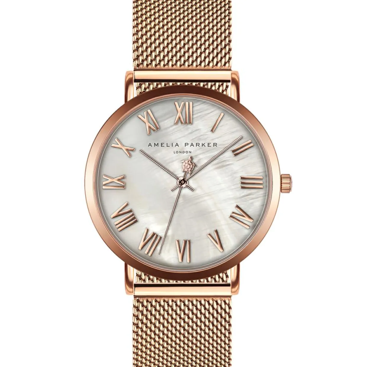 Femme Amelia Parker Montres^Montre Femme en Acier Classique rose doré