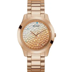 Montre Femme en Acier Crush rose doré-Guess