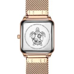 Femme Amelia Parker Montres^Montre Femme en Acier Gold Plaza rose doré