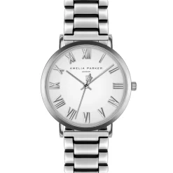 Femme Amelia Parker Montres^Montre Femme en Acier Grand argentée