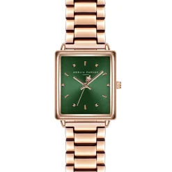Femme Amelia Parker Montres^Montre Femme en Acier Joyful Journey rose doré