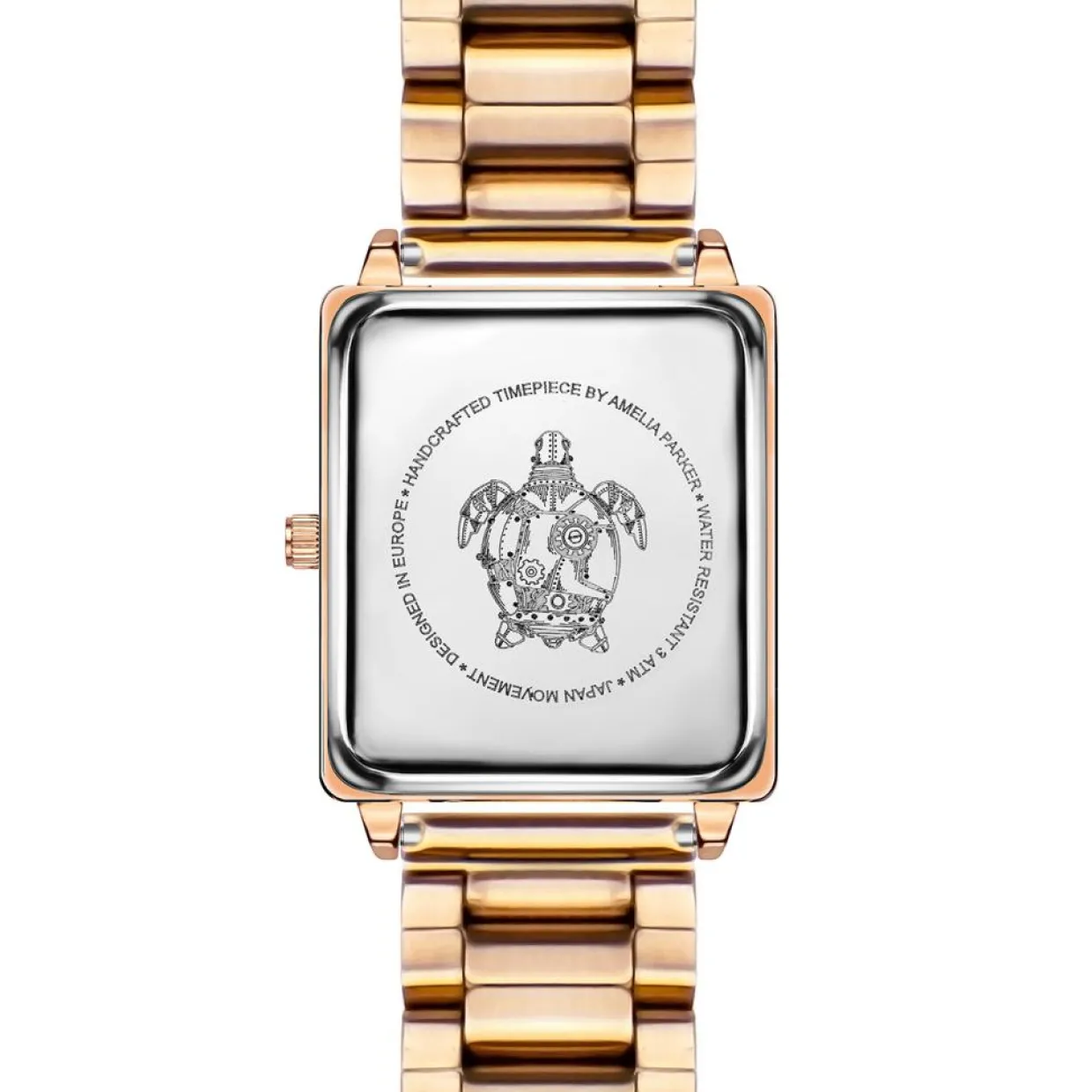 Femme Amelia Parker Montres^Montre Femme en Acier Joyful Journey rose doré
