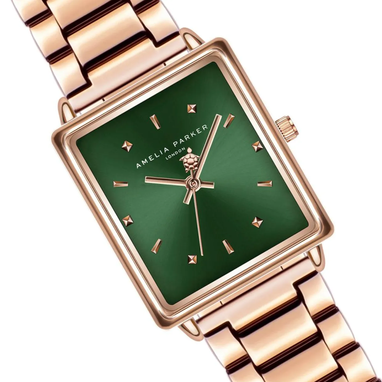 Femme Amelia Parker Montres^Montre Femme en Acier Joyful Journey rose doré
