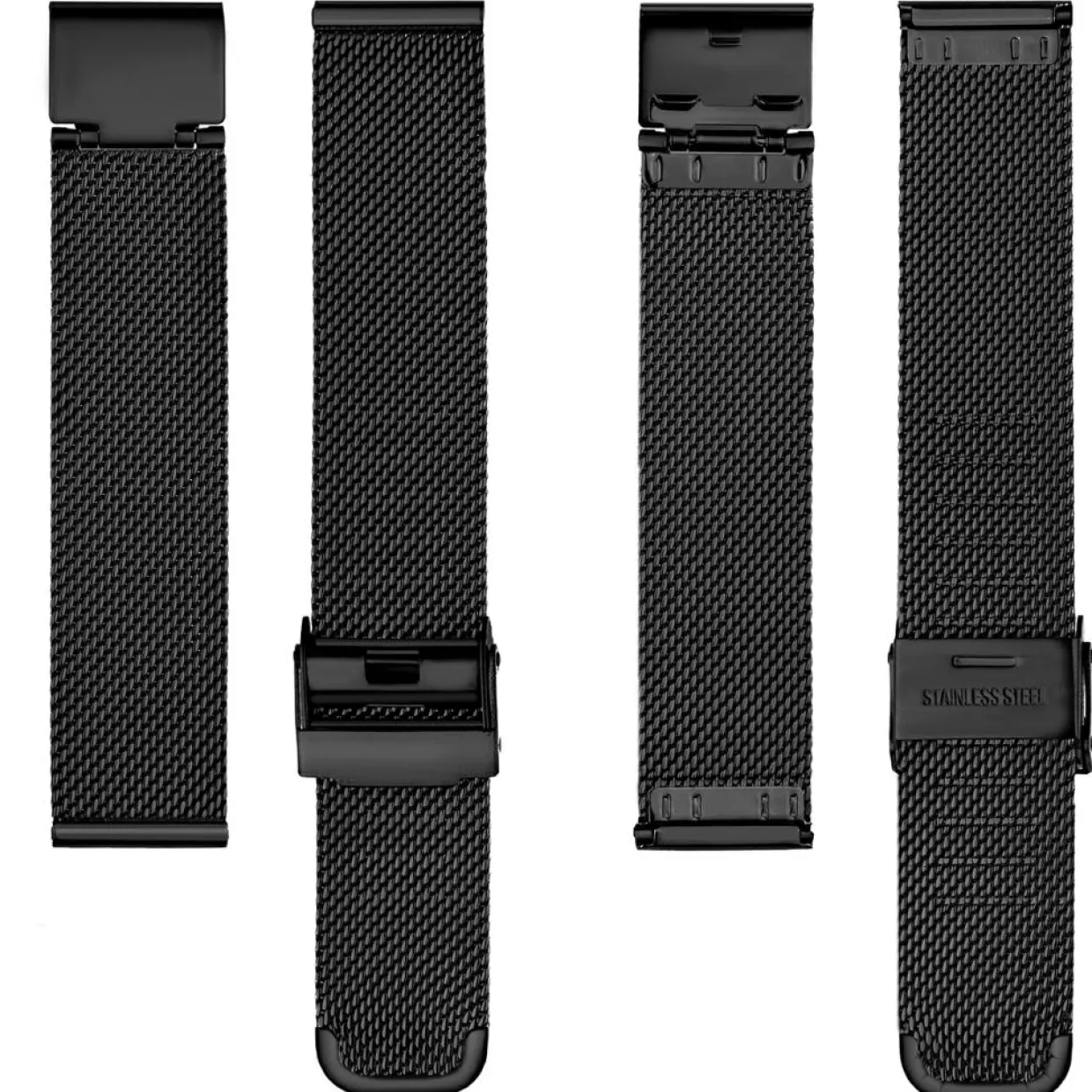 Femme Amelia Parker Montres^Montre Femme en Acier Night Plaza noire