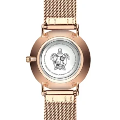 Femme Amelia Parker Montres^Montre Femme en Acier Rose Turtle rose doré