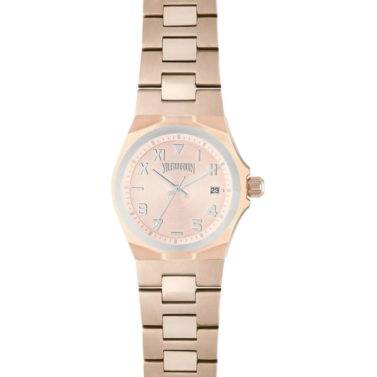 Femme Vilebrequin Montres^Montre Femme en Acier rose doré