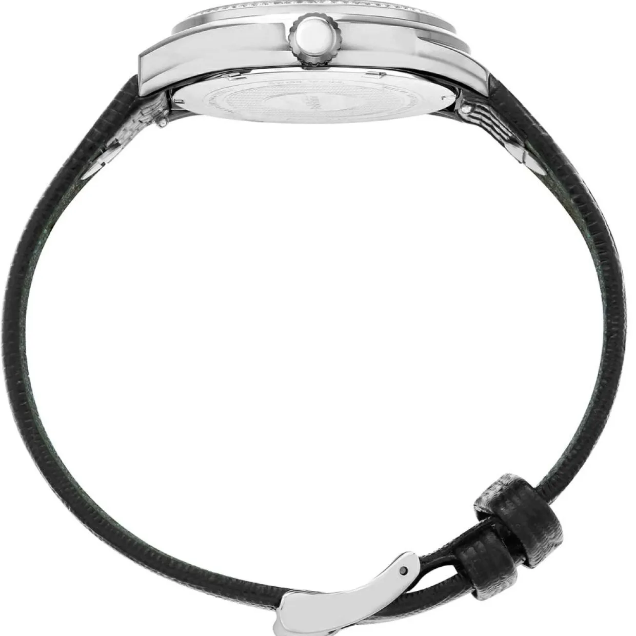 Femme Baldinini Montres^Montre Femme en Cuir & cristaux Swarovski Adria noire