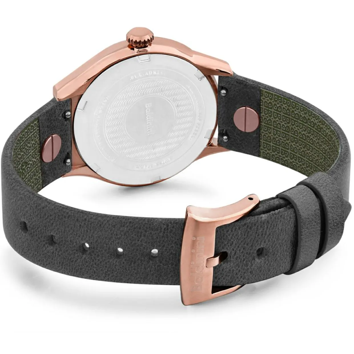 Femme Baldinini Montres^Montre Femme en Cuir & cristaux Swarovski Adria gris foncé