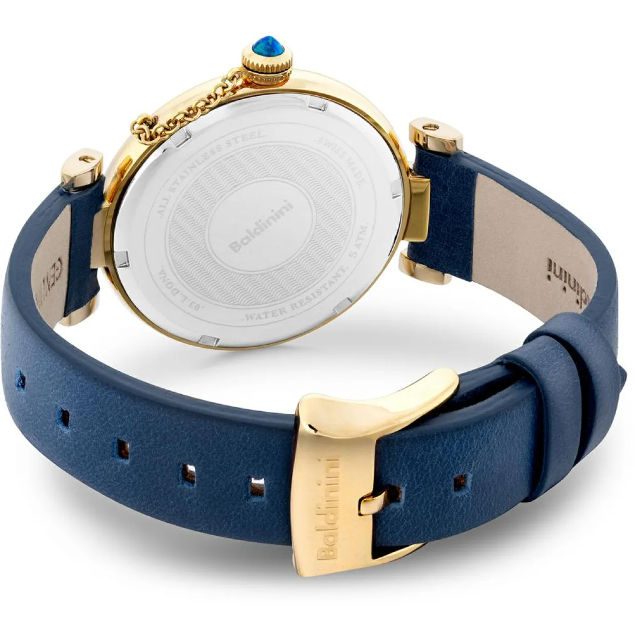 Montre Femme en Cuir & cristaux Swarovski Dona bleue-Baldinini Hot