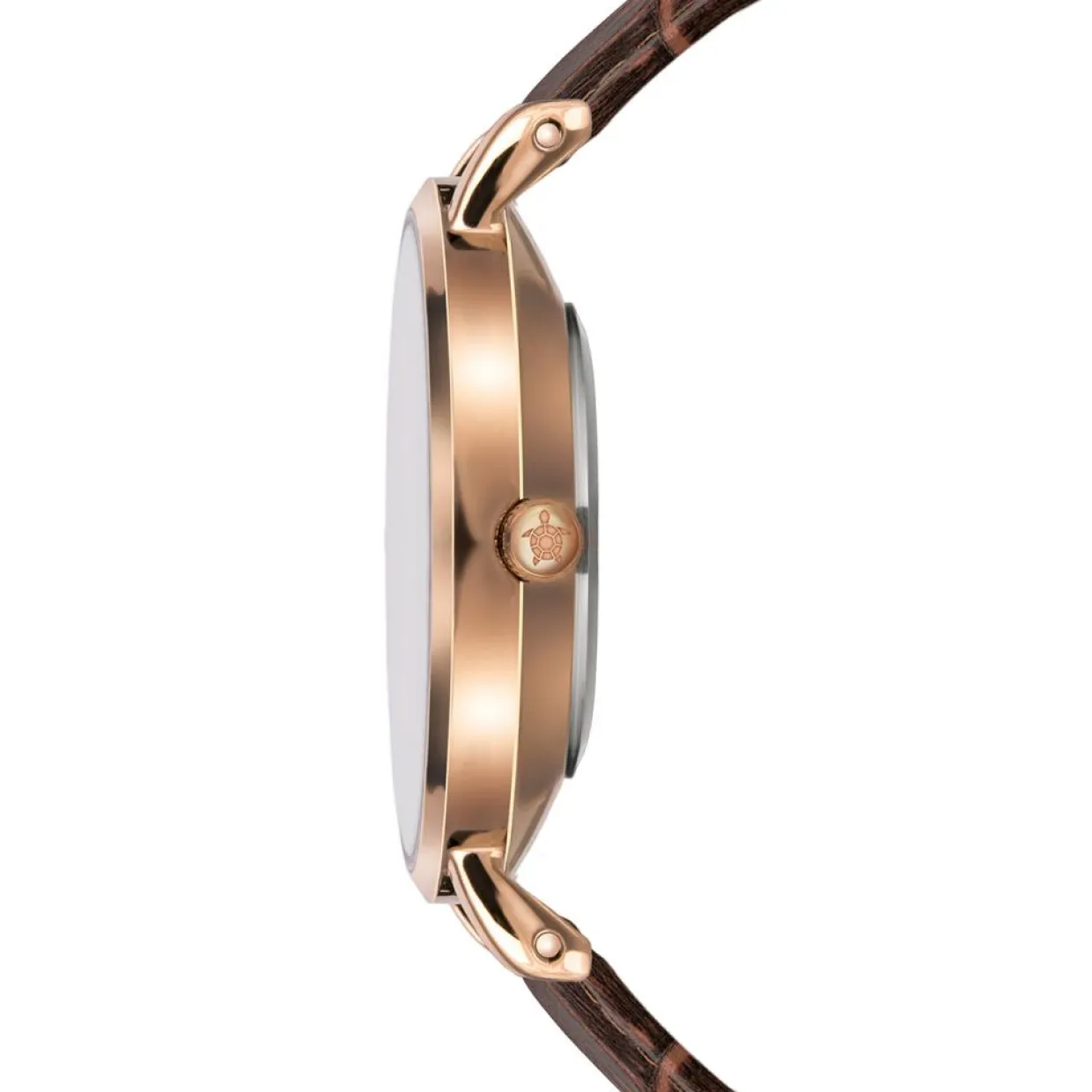 Montre Femme en Cuir Petite Classique marron-Amelia Parker Discount