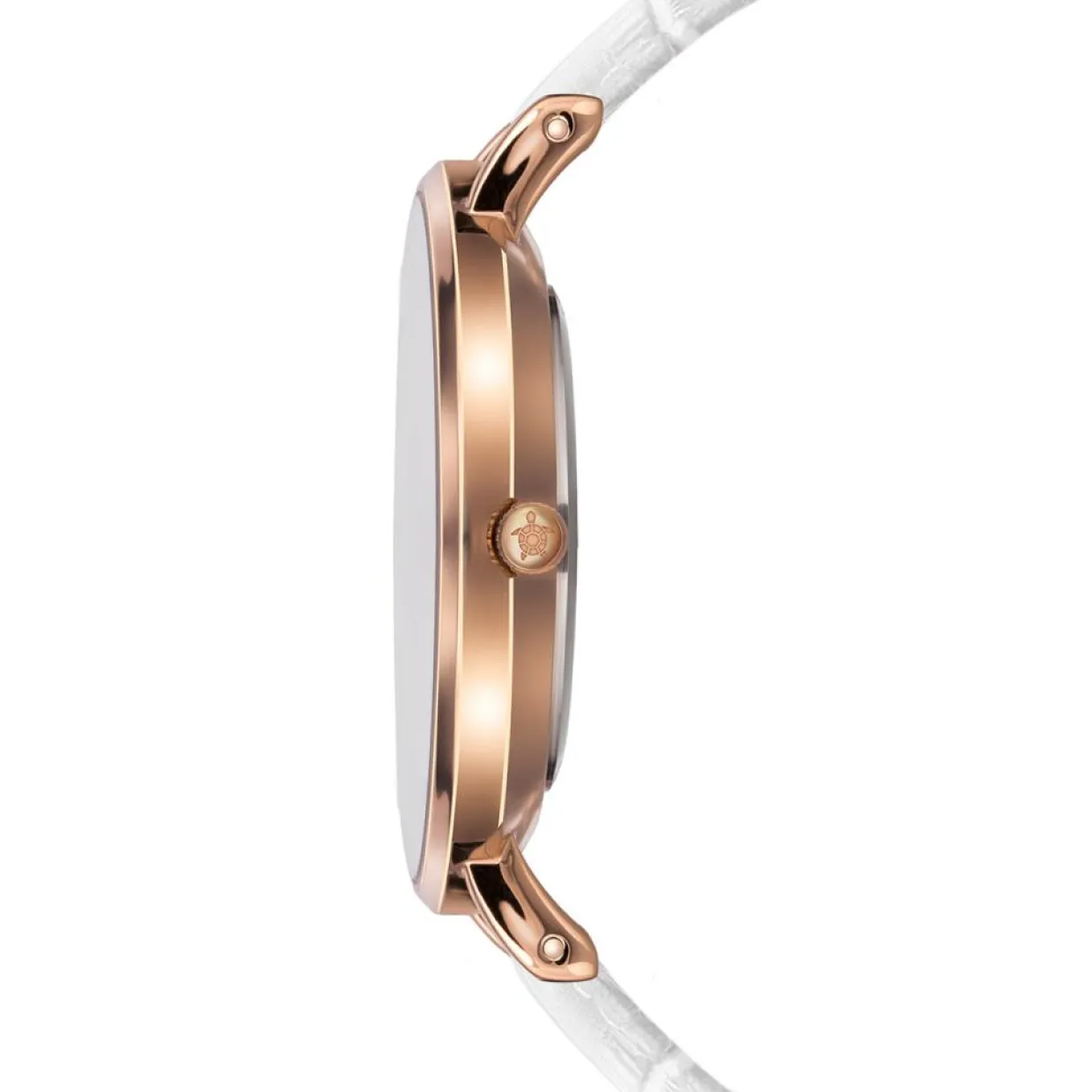 Femme Amelia Parker Montres^Montre Femme en Cuir Rose Turtle blanche