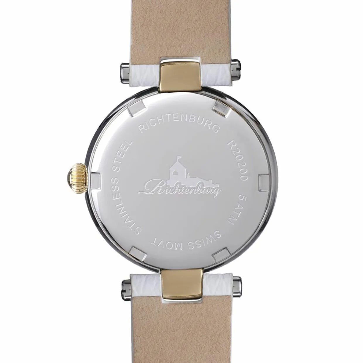 Femme Richtenburg Montres^Montre Femme en Cuir Vivana blanc/argenté