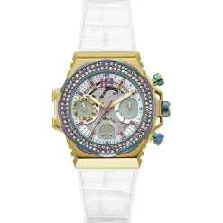 Montre Femme Fusion en Cuir blanche-Guess Best