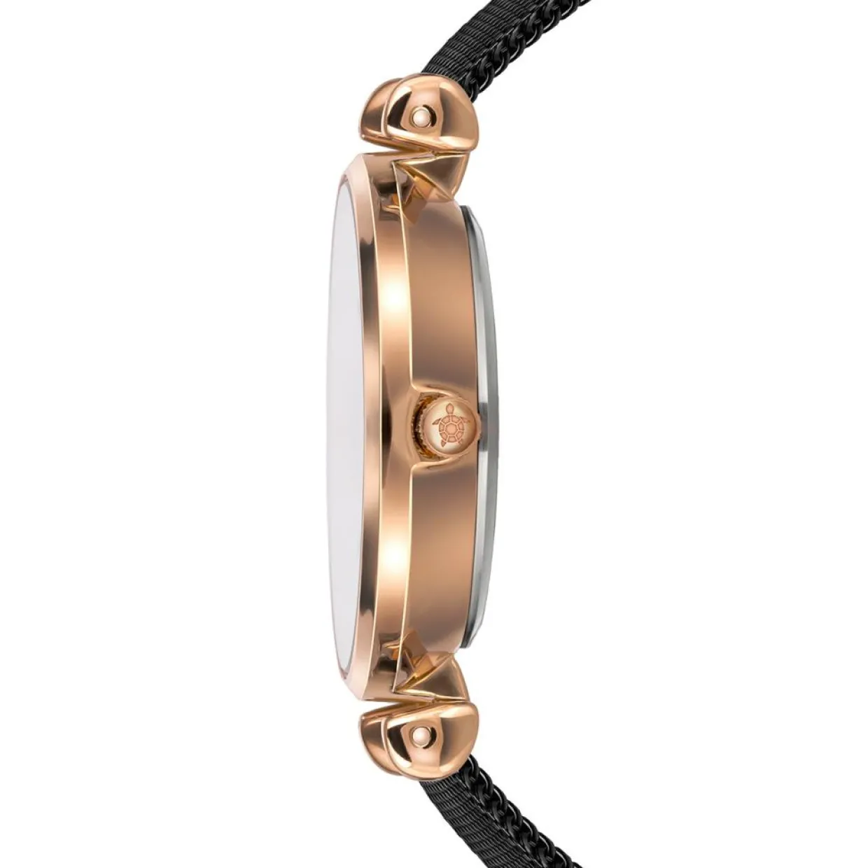 Femme Amelia Parker Montres^Montre Femme Gold Shore en Acier noire